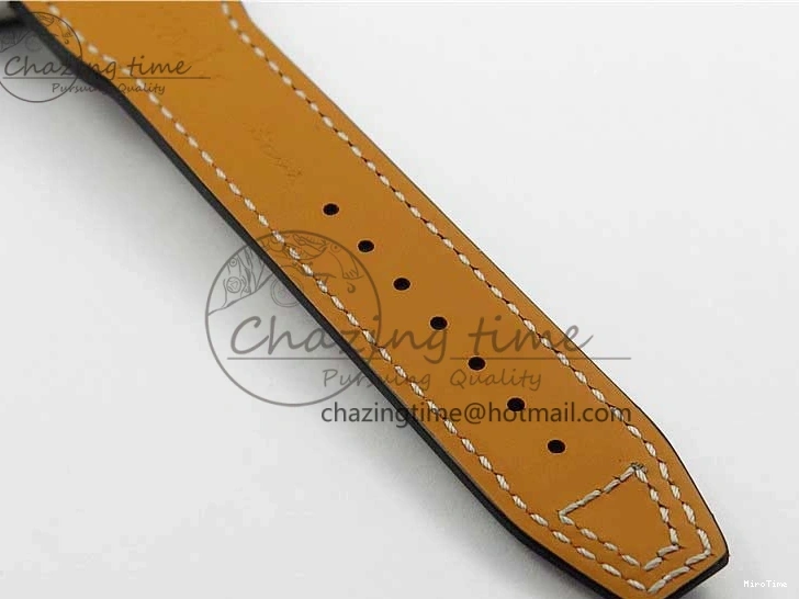 MIROTIME 0109 Pilot Chrono IW377726 ZF 1:1 Best Edition Green Dial on Brown Leather Strap A Trendsetting 7125